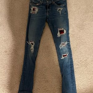 Rag and Bone ripped jeans